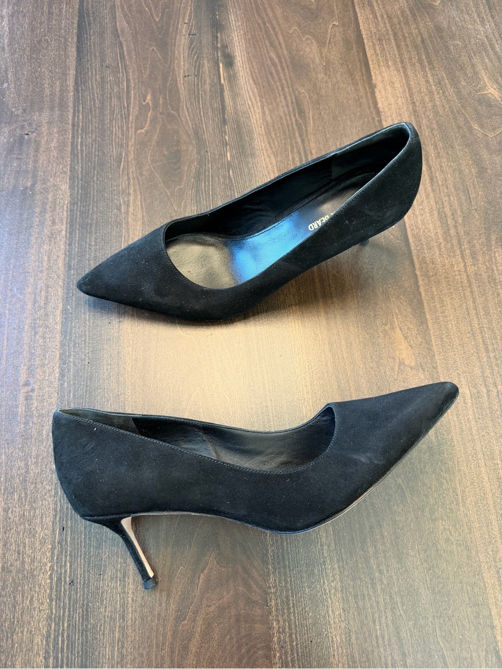 Veronica Beard Pointed-Toe Kitten Heel Pumps